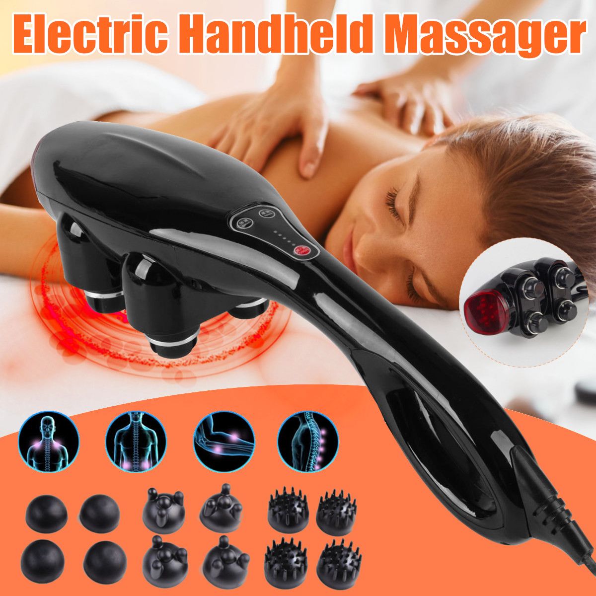 Vier-Head Krachtige Multifunct - Scalp Massager Electric recensie en prijs